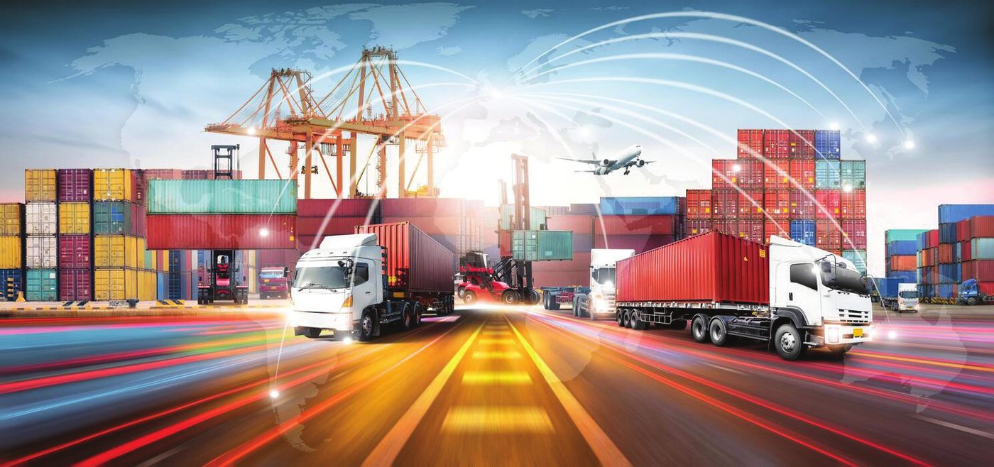 Global container logistics and cargo